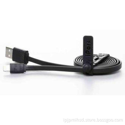 Black IPhone5 / IPhone USB Charger Cable / USB Data Charger
